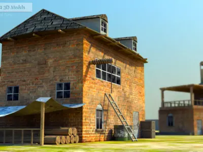 Old House Free 3D model get