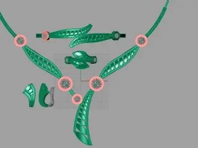 WOMEN TEAM SET 3D print model