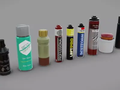 Tools Pack 10 Low-poly 3D model