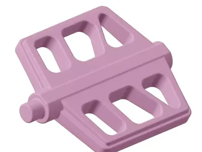 Plastic Exquisite Bike Pedal Toy 3D model