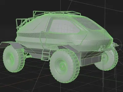 Machine bug suv 3D model