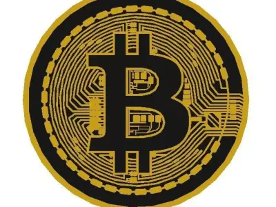 3D model of Bitcoin coin model 3D model