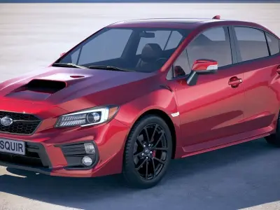 Subaru Impreza WRX 2018 3D model