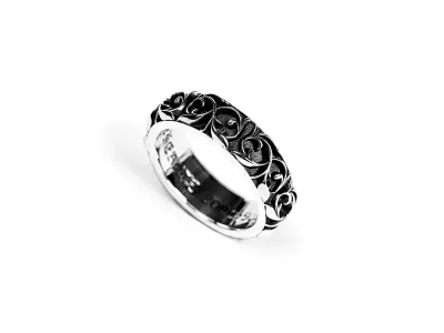 CHROME HEARTS Textures Rings  3D model