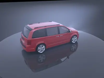 Dodge Grand Caravan 2007 3D model