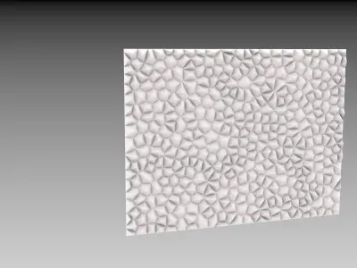 3D Diamond wall panel Free 3D model
