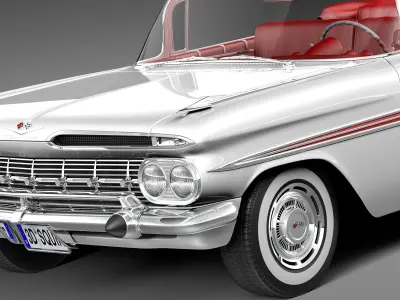 Chevrolet Impala Convertible 1959 3D model