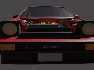 Toyota Trueno 86AE 3D model