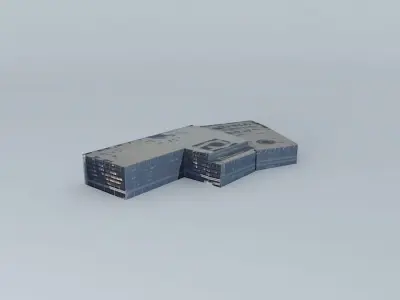 Parking Garage at KPHL 3 Free 3D model