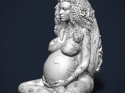 Nature mother 3D print model