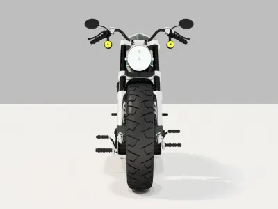 Harley Davidson Motorcycle 3D model