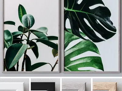 Set of large wall paintings  572 3D model