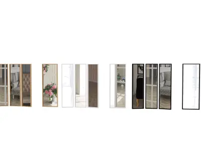 IKEA NISSEDAL MIRROR 3D model Low-poly 3D model