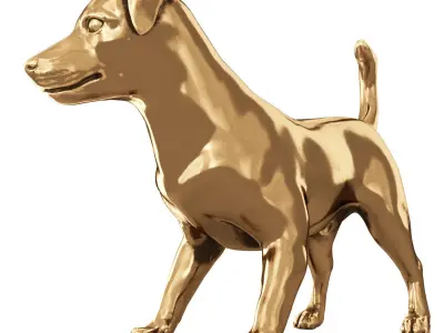 Jack Russell Terrier Figurine 3D model