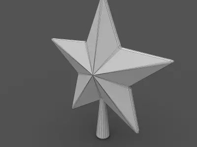 Tree Topper Star 3D model