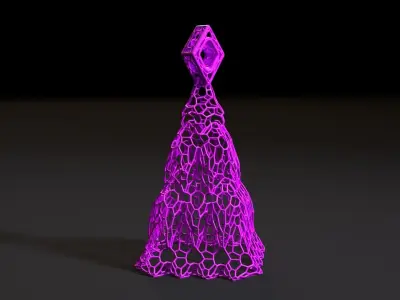 Christmas tree bell decor 3D print model