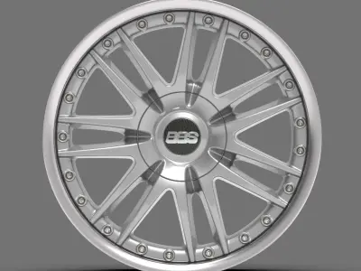 BBS multi-piece rim 8-5 x 19 ET20 1760 3D model