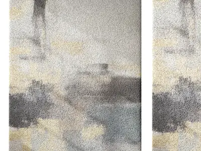 Rug Set  42 3D model