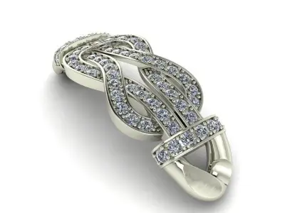 Flower Bracelet 3D print model