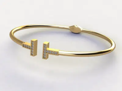 Ring and Braclete TIFFANY 3D print model 3D print model 3D print model