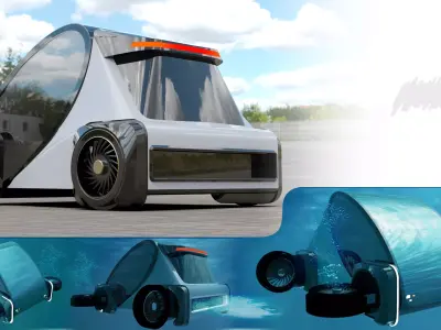 Small Car Concept 3D model