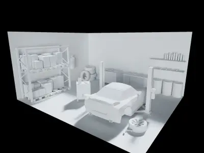 car service 3D model