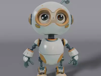 mini robot  3D model