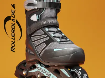 Rolki Rollerblade Zetrablade  3D model