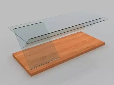 Table 01 low poly Low-poly 3D model