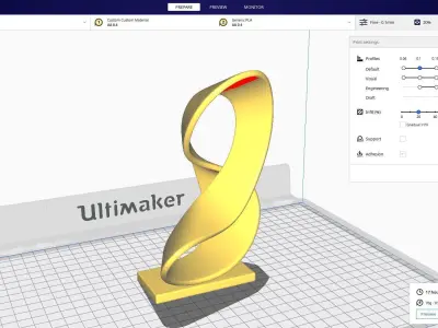 Abstract sculpture AS-002P 3D print model