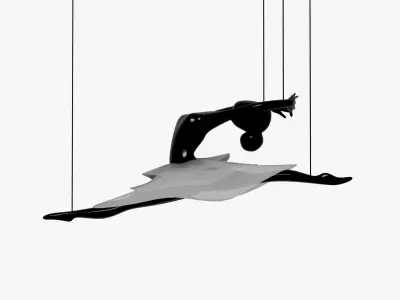 ballet hanging decoration 3D model