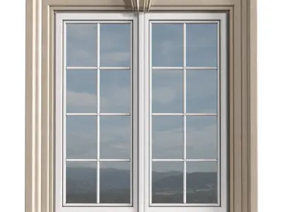 Classical frame Window 3D model