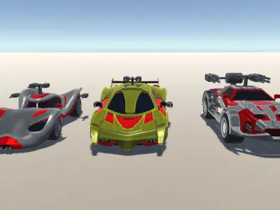 Road Warriors PBR Low-poly 3D model