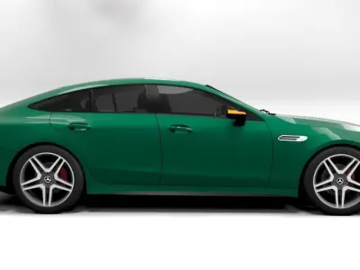 MERCEDES AMG GT 43 4DOOR Low-poly 3D model