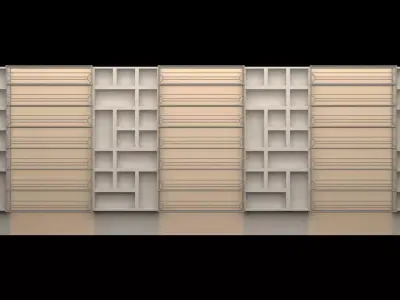 Modern Wall 3D model