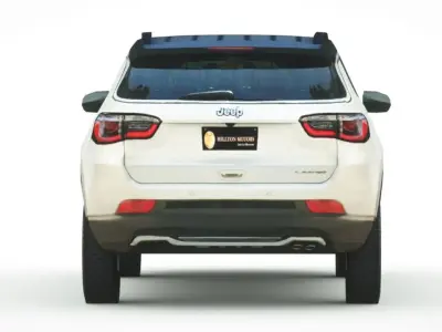 Jeep Compass 2019 Low-poly 3D model