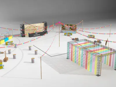 EVENT DECOR 3D model