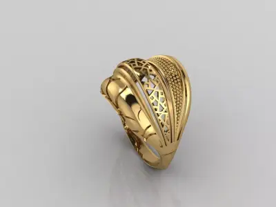 Women Plain Ring Ready STL Models Womens Ring 3d models 3D print model 6