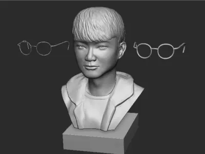 FAKER - FULL BODY - BUST - LEAGUE OF LEGENDS 3D print model