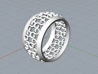 Pattern Ring 1 3D print model