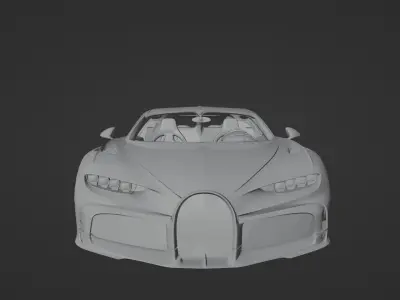 Bugatti Chiron Pur Sport 3D print model