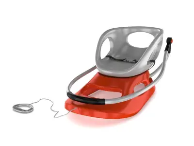 Plastic Baby Sled 3D model