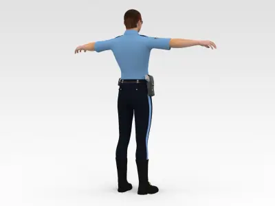 Police Cop  3D model