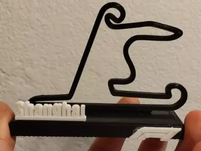 F1 Circuit Shangai 3D print model