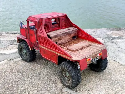 Crawler C23 Flatbed 1-10 RC body attachment 3D print model