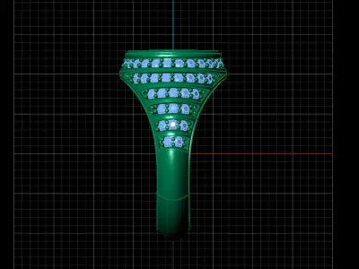 Print Ready STL 3DM  Gents Rings Diamond Men Ring  3D print model 210