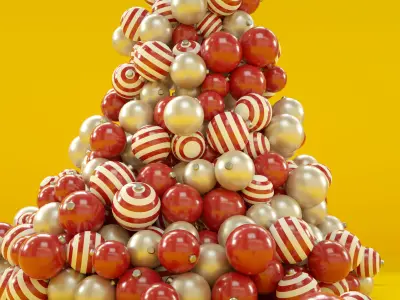 Christmas Sphere Tree  3D model