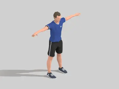 Exercise Animations Small Pack  Low-poly 3D model