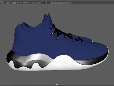 sport shoe Low-poly 3D model