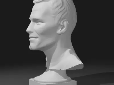 Tom Brady American Football Champion Portrait 3D print model